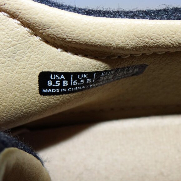 Revitalign Malibu Morgan Dark Charcoal Gray Sneaker Wool Size 8.5 B NWT - Picture 8 of 15